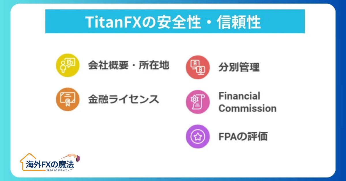 TitanFXの安全性を評価！ライセンスと資金管理体制