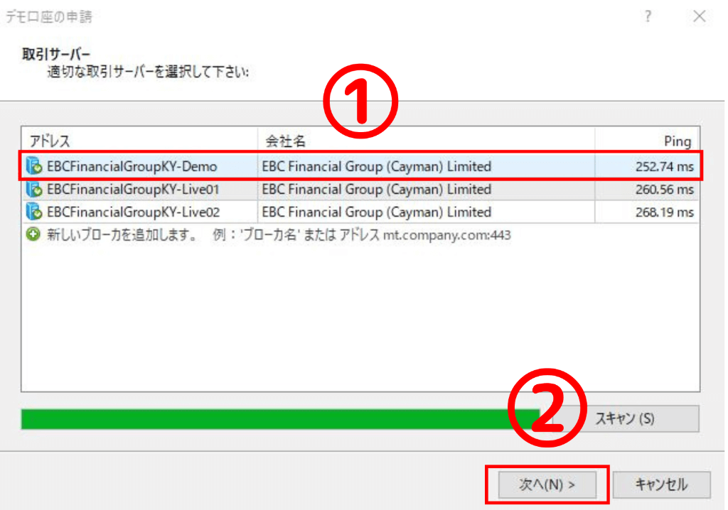 MT4にログインして取引開始